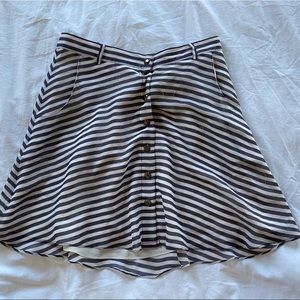 Club Monaco Striped Skirt